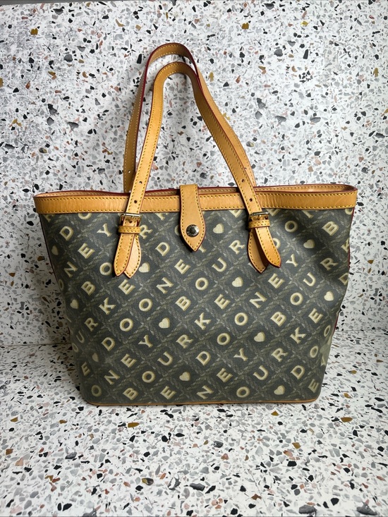 Handbags - Dooney And Bourke East West Tote Y2K-era "Crossword" or "It" Collection